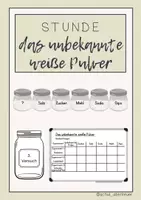 Vorschau - Stundenentwürfe - komplette Stunde: das unbekannte weiße Pulver - Deckblatt