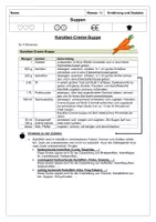 Vorschau - Arbeitsblätter - Willkommen in der Suppenküche - Karotten-Creme-Suppe - Seite 1