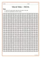 Vorschau - Arbeitsblätter - Word Web - INDIA (2-fach differenziert) - Seite 3