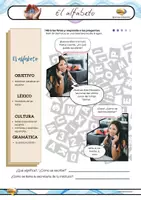 Vorschau - Stundenentwürfe - Einheit: el alfabeto/el abecedario Spanisch A1.1 - Seite 1