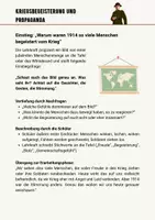 Vorschau - Stundenentwürfe - Der Erste Weltkrieg: Gesellschaft & Propaganda - Seite 3