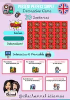 Vista previa - Juegos / Gamificación - PRESENT PERFECT SIMPLE – Detonation Game - Portada