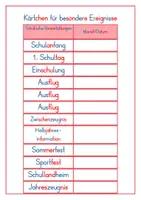 Vorschau - Merkblätter - Ereigniskärtchen - Ergänzungsmaterial zum Jahreskalender mit Karl Kanari - Seite 2