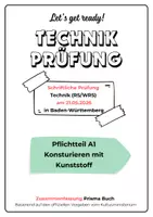 Vorschau - Merkblätter - Technik - Prüfungsvorbereitung - Zusammenfassung - Realschulabschluss - Technikprüfung - Seite 1