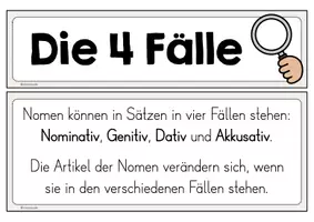 Vorschau - Poster - Die vier Fälle des Nomens - Merkplakate - Seite 3