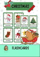 Vista previa - Tarjetas / Manipulativos - CHRISTMAS Flashcards - Tarjetas de Vocabulario Navidad - Portada
