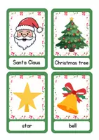 Vista previa - Tarjetas / Manipulativos - CHRISTMAS Flashcards - Tarjetas de Vocabulario Navidad - página 1