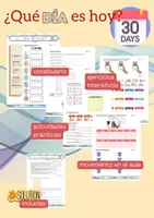 Vorschau - Stundenentwürfe - ¿Qué día es hoy? Los días y los meses - Deckblatt