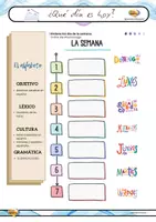 Vorschau - Stundenentwürfe - ¿Qué día es hoy? Los días y los meses - Seite 2