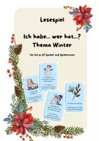 Vorschau - Spiele - Lesespiel "Ich habe wer hat" Winter - Deckblatt