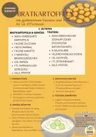 Vorschau - Arbeitsblätter - Rezeptkarte Bratkartoffeln mit Gemüse & Tzatziki - Deckblatt