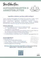 Vorschau - Arbeitsblätter - Wertekarten und Aufgaben: Werteerziehung &Selbstreflexion - Deckblatt