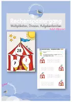 Vorschau - Arbeitsblätter - Rechenspaziergang - Aufgabenfamilien (M & D) - Deckblatt