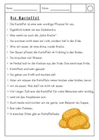Vorschau - Arbeitsblätter - Materialpaket Text der Woche Kartoffel - Seite 2