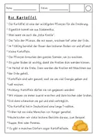 Vorschau - Arbeitsblätter - Materialpaket Text der Woche Kartoffel - Seite 3