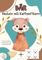 Vorschau - Mal- und Bastelvorlagen - Bär Fensterbild - Basteln mit Kaffeefiltern - Deckblatt