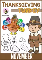 Aperçu - Préparation de séance / Séance complète - Thanksgiving Turkey (craft) - Page de couverture