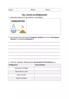 Vorschau - Test - Materialpaket: Tests Chemie Mittelstufe (bearbeitbar) - Seite 1