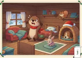 Aperçu - Affichage - Le calendrier de l'Avent dOtto (Kamishibai avec activité à imprimer). - Page 3
