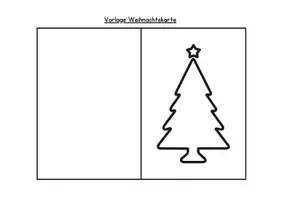 Vorschau - Mal- und Bastelvorlagen - Weihnachtskarten - Bastelvorlage - Seite 2