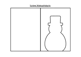 Vorschau - Mal- und Bastelvorlagen - Weihnachtskarten - Bastelvorlage - Seite 3
