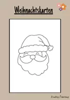 Vorschau - Mal- und Bastelvorlagen - Weihnachtskarten - Bastelvorlage - Deckblatt