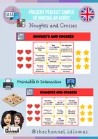 Vista previa - Juegos / Gamificación - PRESENT PERFECT SIMPLE – Noughts and Crosses - Portada