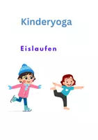 Vorschau - Spiele - Kinderyoga Eiskunst laufen - Deckblatt