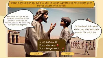 Vorschau - Arbeitsblätter - Schreiber im Alten Ägypten - Fantasiereise, Einstiegsimpuls, Arbeitsblätter, Abschlussdiskussion/Gegenwartsbezug - Seite 3