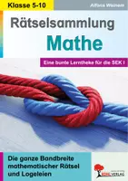 Vorschau - Arbeitsblätter - Rätselsammlung Mathe Sekundarstufe | Sudoku, Kakuro, Textaufgaben, Zahlenreihen, Logikrätsel, Dreisatz, Zinsrechnung, Knobelaufgaben | Mathematik Klasse 5-10 Lösungen - Deckblatt