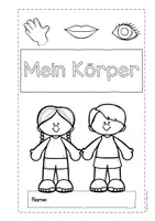 anteprima - Esercizi - Deutsch/DaZ /SU - Arbeitsblätter Mein Körper - Sprachförderung, Wortschatz, Inklusion (Esercizi: "Il mio corpo") - Pagina 1