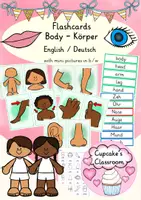 anteprima - Esercizi - Deutsch/DaZ: "Mein Körper" - Bildkarten, Arbeitsblätter, Miniwörterbuch (Bundel: Il mio corpo – carte illustrate, schede di lavoro, mini-dizionario) - Pagina 1