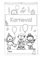 anteprima - Esercizi - Deutsch/DaZ - Fasching / Karneval Arbeitsheft - Arbeitsblätter, Sprachförderung, Lesen, Schreiben (Esercizi sul carnevale) - Pagina 1