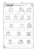 anteprima - Esercizi - Deutsch/DaZ - Arbeitsblätter Weihnachten - Sprachförderung, Wortschatz, Inklusion (Esercizi: "Natale") - Pagina 3