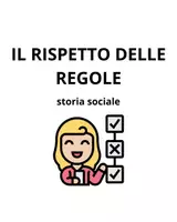 anteprima - Materiale di supporto/inclusione - Storia sociale Il Rispetto delle regole - Pagina di copertina