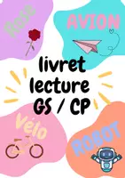 Aperçu - Feuilles d'exercices - Livret lecture grande section / CP - Page de couverture