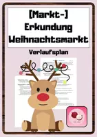 Vorschau - Stundenentwürfe - Materialpaket Weihnachtsmarkterkundung / Markterkundung / Weihnachten - Seite 1