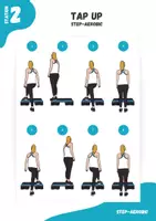 Vorschau - Stationenlernen - Step-Aerobic ⎮ Grundschritte Anfänger - Stationskarten - Seite 3