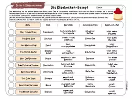 Vorschau - Spiele - Tatort Klassenzimmer - Das Käsekuchen-Rezept (Dezimalzahlen) - Seite 1