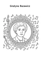 Vorschau - Mal- und Bastelvorlagen - Mandala Gracyna Bacewicz - Seite 2