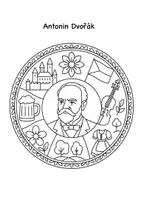 Vorschau - Mal- und Bastelvorlagen - Mandala Antonin Dvorak - Seite 2