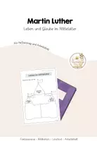 Vorschau - Arbeitsblätter - Martin Luther - Leben und Glauben im Mittelalter - Deckblatt