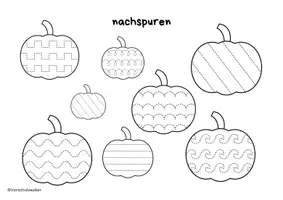 Vorschau - Arbeitsblätter - Nachspuren und Ausmalen "Im Wald" - Seite 3