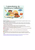 anteprima - Programmi scolastici / Materiali per docenti - Laboratorio di scrittura collettiva - Pagina di copertina