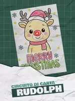 anteprima - Esperimenti - Circuito di Carta - Natale con Rudolph - Pagina di copertina