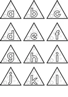 Vorschau - Mal- und Bastelvorlagen - Hängende Buchstaben für die Weihnachtszeit - Seite 2