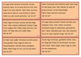 Vorschau - Stationenlernen - Wer bin ich? - Lesespiel/Leserätsel Jahreszeiten Herbst - Seite 3