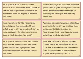 Vorschau - Stationenlernen - Wer bin ich? - Lesespiel/Leserätsel Jahreszeiten Frühjahr - Seite 2