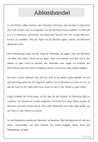Vorschau - Arbeitsblätter - Martin Luther - Der Ablasshandel - Seite 2