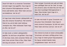 Vorschau - Stationenlernen - Wer bin ich? - Lesespiel/Leserätsel Jahreszeiten Winter - Seite 2